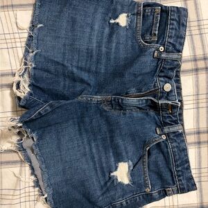 Uniqlo Women Distressed Denim Shorts